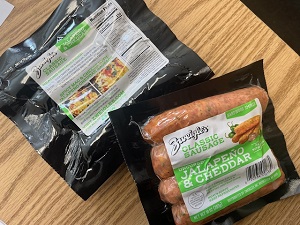 Zweigle's Fully Cooked, Hardwood Smoked Jalapeno & Cheddar Sausage 11 oz.