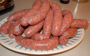 Home Made Italian Sausage  4lbs  $84.00 OVERNIGHT SHIPPING INC.